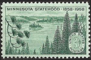 # 1106 MINT NEVER HINGED MINNESOTA STATEHOOD