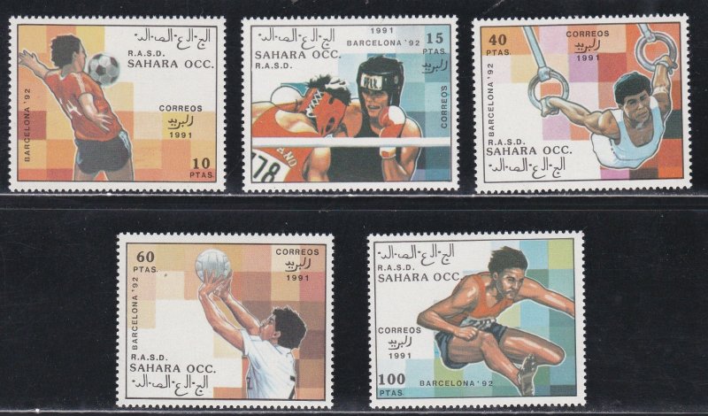 Sahara, Unlisted Olympic Stamps, Mint Never Hinged