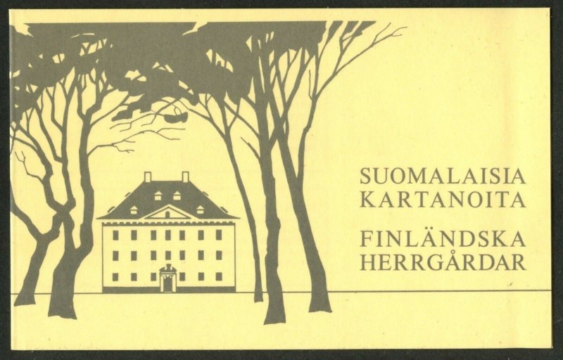 FINLAND Sc#672 1982 Manor Houses Booklet of 10 Different Complete Mint NH