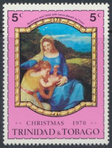 Trinidad & Tobago  SC# 192  MNH  Christmas 1970 see details & scans