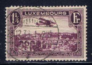 Luxemburg C4 Used 1931 Air Mail missing perf