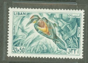 Lebanon #439 Unused Single (Bird)