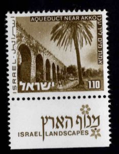 ISRAEL Scott 472A MNH**  stamp with tab from 1970's Landscape set