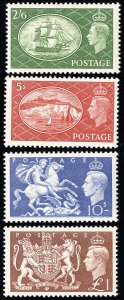 Great Britain Stamps # 286-8 MNH XF Scott Value $80.00