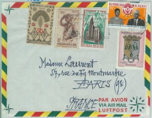 80980 - MADAGASCAR - POSTAL HISTORY - AIRMAIL LETTER to FRANCE 1960-