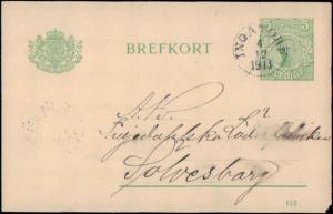 Sweden, Government Postal Card