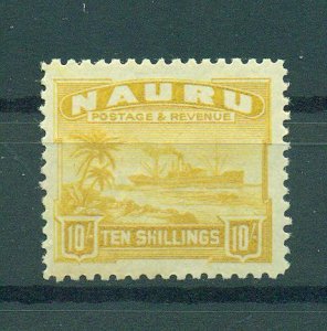 Nauru sc# 30a mh cat value $85.00