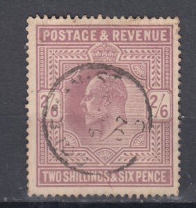 J44117 JL Stamps 1902-11 great britain 2/6sh used #139 $150.00 scv nice cond
