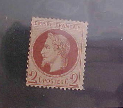 FRANCE STAMP #26 cat.$47.00  MINT NO GUM