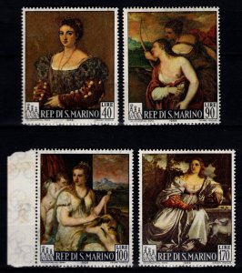 San Marino 1966 Paintings by Titian, Set [Unused]