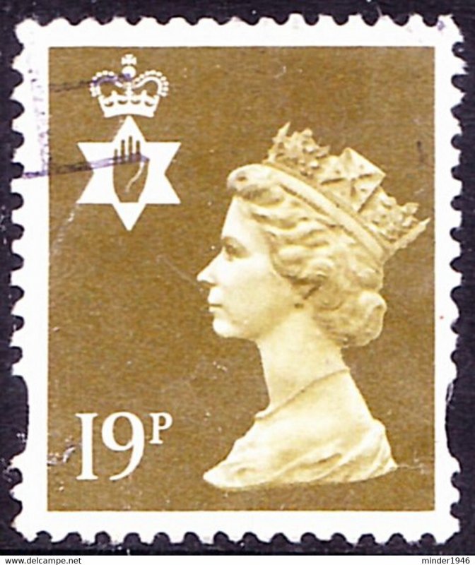 GREAT BRITAIN Northern Ireland 1995 QEII 19p Bistre Machin Phosphor Band on R...