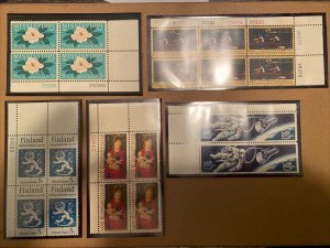 US Stamps- SC# 1323 -1337 - 1967 Commemorative Plate Block - MNH - SCV = $15.00
