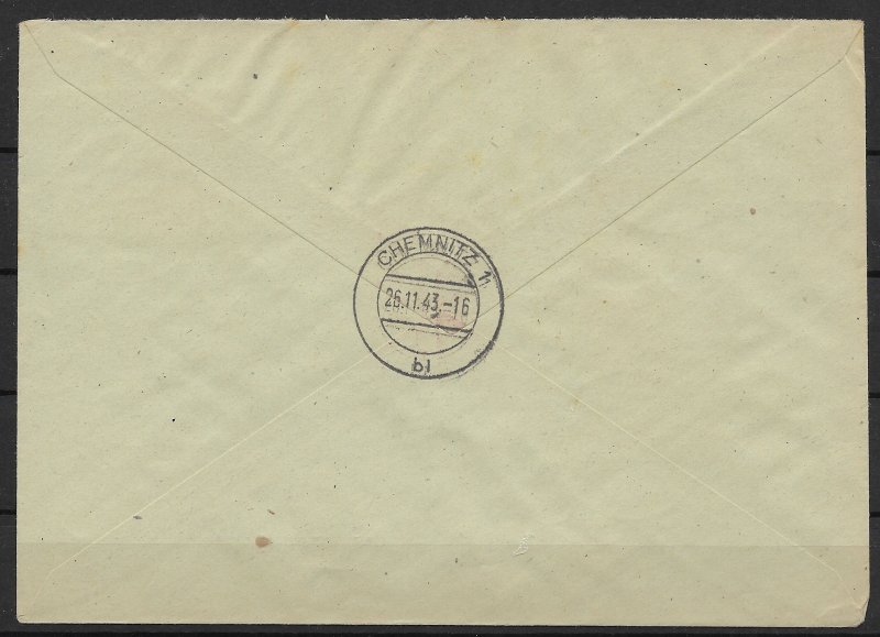 Bohemia & Moravia: Official Mail Registered Cover with German Empire Stamps
