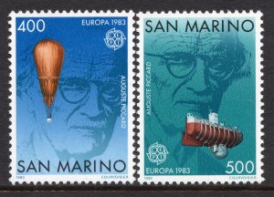 EUROPA CEPT 1983 - San Marino - Inventions -MNH Set 