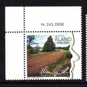 Aland MNH 2008 Gravel road, profiles of Marcos Gronholm, Christoph Treier - R...