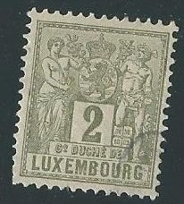 Great Starter Collection of Early Luxembourg Used Stamps