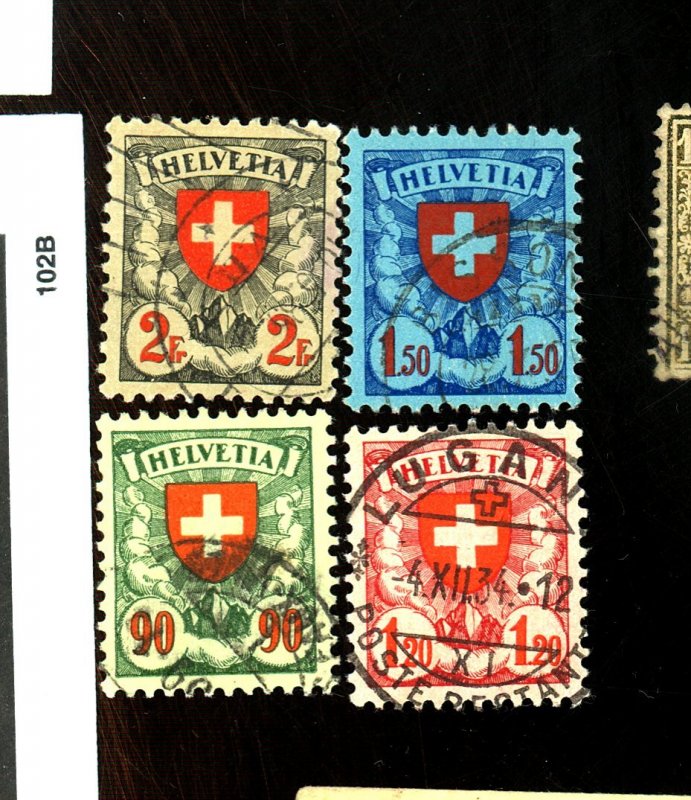 SWITZERLAND #200-3 USED FVF Cat $31