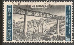 MEXICO C259 Inaug Chihuahua-Pacific Railroad. Used (598)