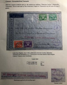 1942 Haarlem Netherlands Censored Cover To Dutch Merchant Marine In Venezuela