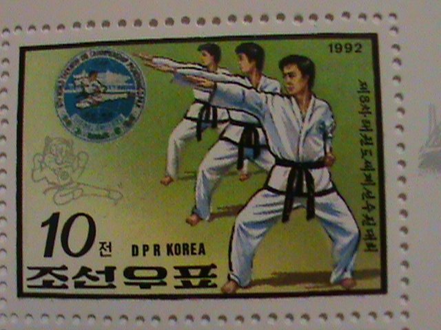 ​KOREA- 1992-SC#3136a-  8TH WORLD TAEKWONDO CHAMPIONSHIPS-MNH S/S VERY FINE