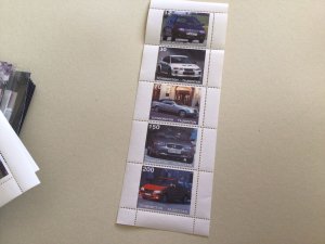 Tajikistan Modern Motor Cars mint never hinged stamps sheet Ref R49003 