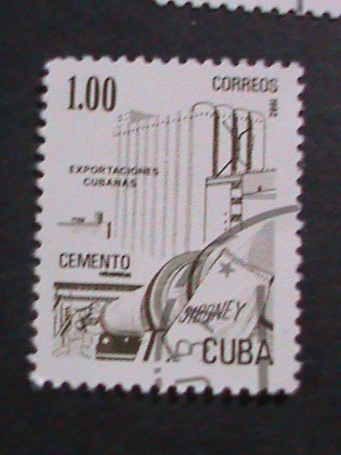 ​CUBA-1982 EXPORTS-CANS FACTORIES- FANCY CANCEL-HARD TO FIND VERY FINE