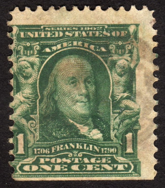 1903, US 1c, Franklin, Used, Sc 300