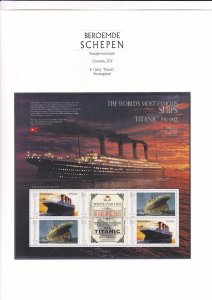 SA03 Grenada 2011 Worlds Famous Ships Titanic souvenir sheet