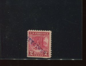 Scott 645S Var Valley Forge Specimen Stamp w/ BPA Cert (Stock 645-1)