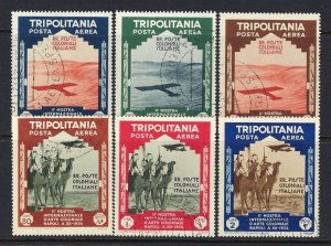 TRIPOLITANIA #C43-48 USED, F-VF - VERY LIGHTLY POSTMARKED