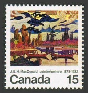 Canada 617 two stamps, MNH. Michel 526. James E.H. MacDonald, painter, 1973.