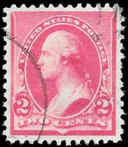 1890 US SC # 220 USED VF NH ng TOWN FACE FREE CANCEL- VERY SOUND