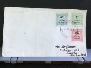 Tokelau Islands 1966 to New Zealand   stamps cover  R31339 