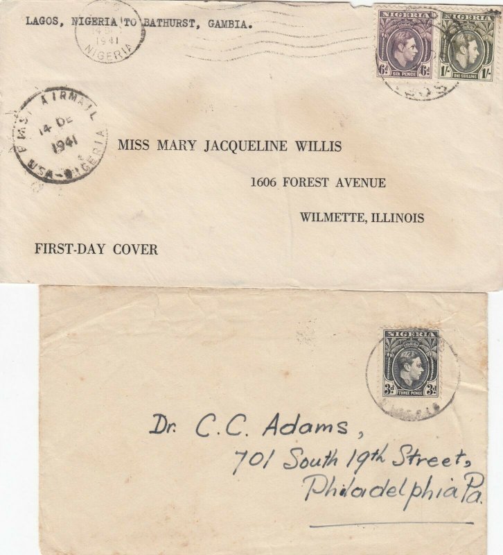 Nigeria 2 Covers 1940s