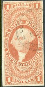 #R67A HANDSTAMP CANCEL CV $42.50 BM2368