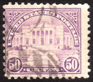 1922, US 50c, Arlington Amphitheater, Used, Sc 570,