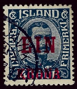 Iceland  SC#150 Used F-VF SCV$40.00...Fill a great spot!...