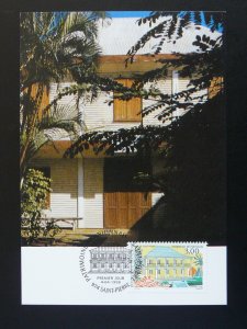 architectural heritage of Reunion Island maximum card France 1998