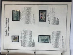 The Heritage Collection President Stamps From 29th to 38th Complete Book