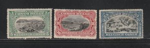 Belgian Congo 60-62 Set MH Views
