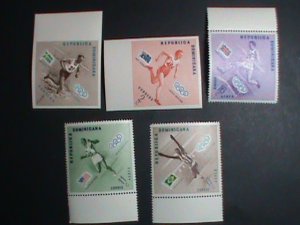 DOMINICA STAMP-1957-SC# 479-83 WINTER OLYMPIC GAMES PERF & IMPERF MNH STAMP VF