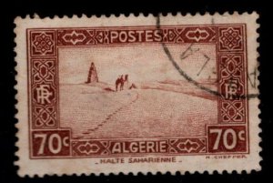 ALGERIA Scott 93 Used Sahara stamp typical cancel