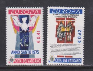 Vaticane Scott # 1239-40 MNH