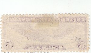 Scott #C12 - Airmail, 5c Violet - Used