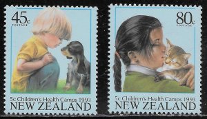 New Zealand Scott #'s B143 - B144 MNH