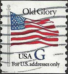 # 2890 USED G STAMP OLD GLORY