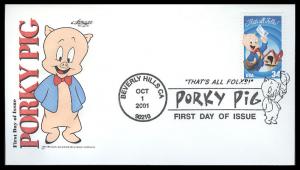 #3534 Porky Pig Artmaster FDC