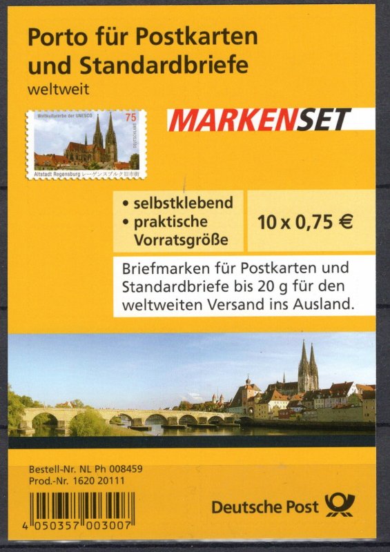 Germany Bund Scott # 2612a, mint nh, sheet of 10