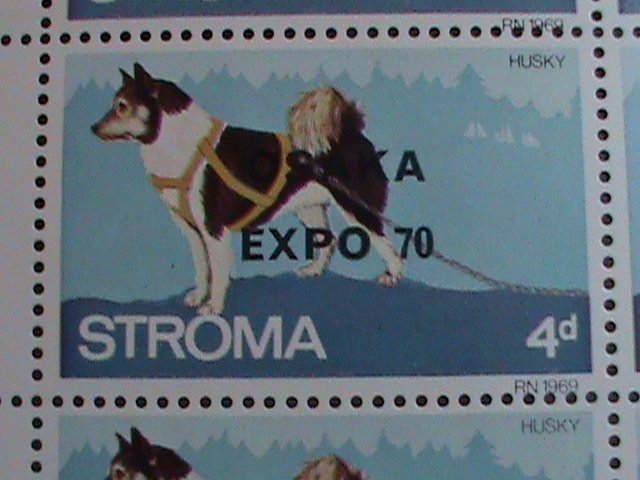 ​STROMA ISLAND-1970 -OSAKA EXPO'70 JAPAN MNH- SHEET VF WE SHIP TO WORLD WIDE.
