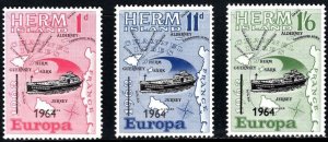 1964 Cinderella Herm Island Europa Set/3 MNH